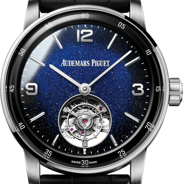 Audemars Piguet,CODE 11.59 41mm,41mm,White Gold,Blue,Automatic,Tourbillon,65hours,26396BC,26396BC.OO.D002CR.01