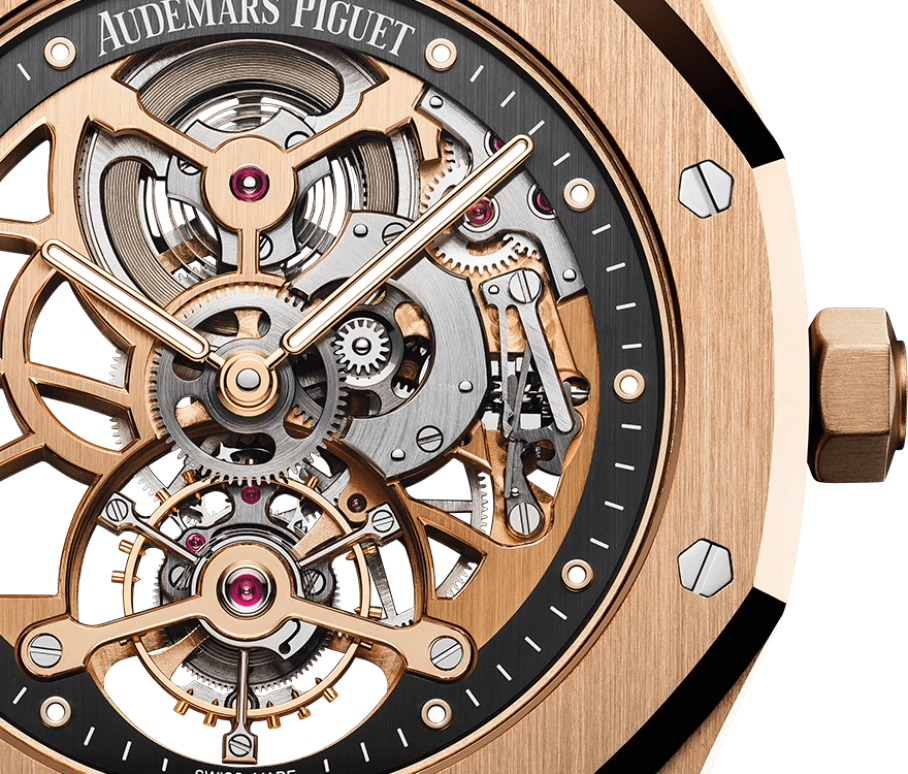 Audemars Piguet,Royal Oak 41mm,41mm,Rose Gold,Skeleton,Handwound,Tourbillon,70hours,26518OR,26518OR.OO.1220OR.01