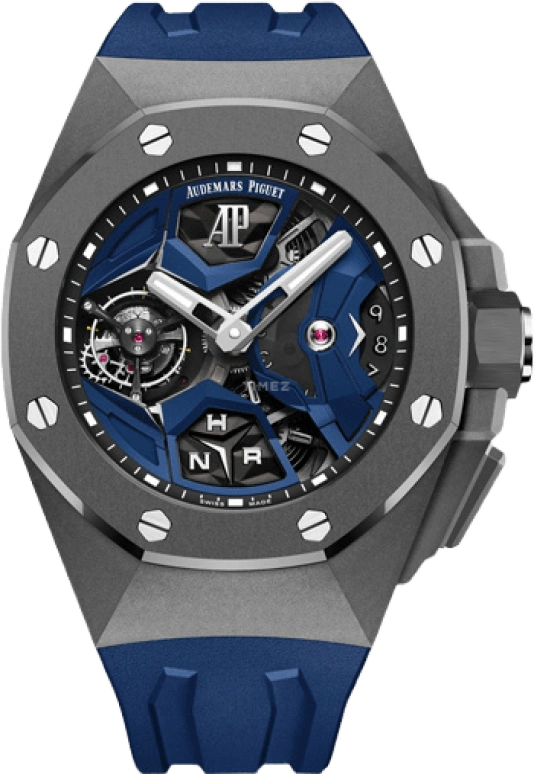 Audemars Piguet,Royal Oak Concept 44mm,44mm,Titanium,Ceramic,Skeleton,Handwound,Dule Time,Tourbillon,Function Selector,26589IO,26589IO.OO.D030CA.01