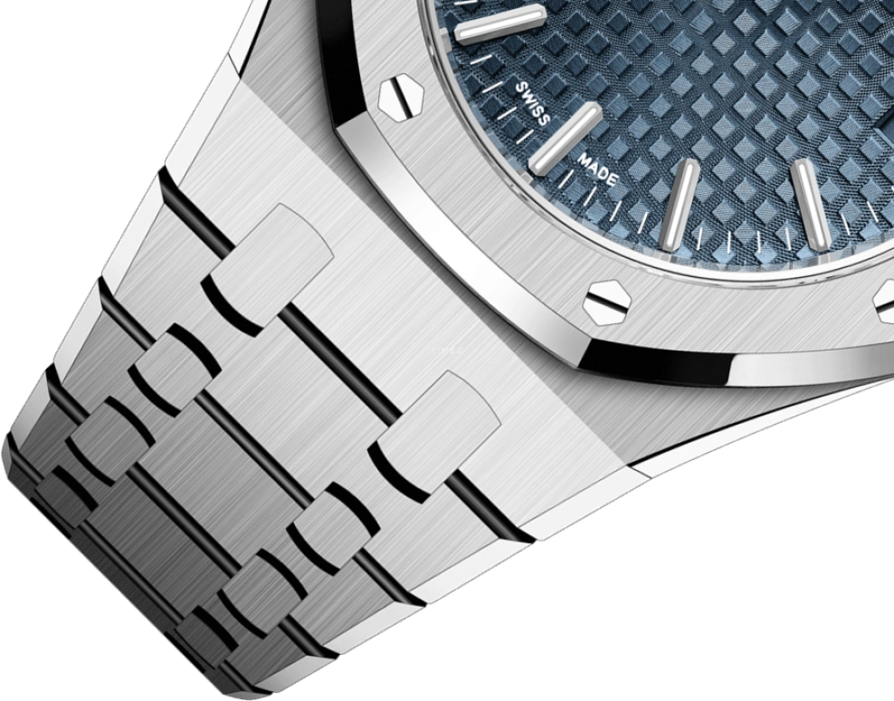 Audemars Piguet,Royal Oak 37mm,37mm,Stainless Steel,Blue,Automatic,Day,60hours,15550ST,15550ST.OO.1356ST.02 50th