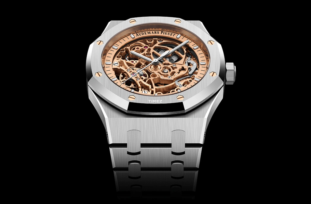 Audemars Piguet,Royal Oak 41mm,41mm,Stainless Steel,Rose Gold,Automatic,Double Balance,45hours,Michael Jordan,Air Jordan,flying man,G.O.A.T.,M.J.,15407ST,15407ST.OO.1220ST.02