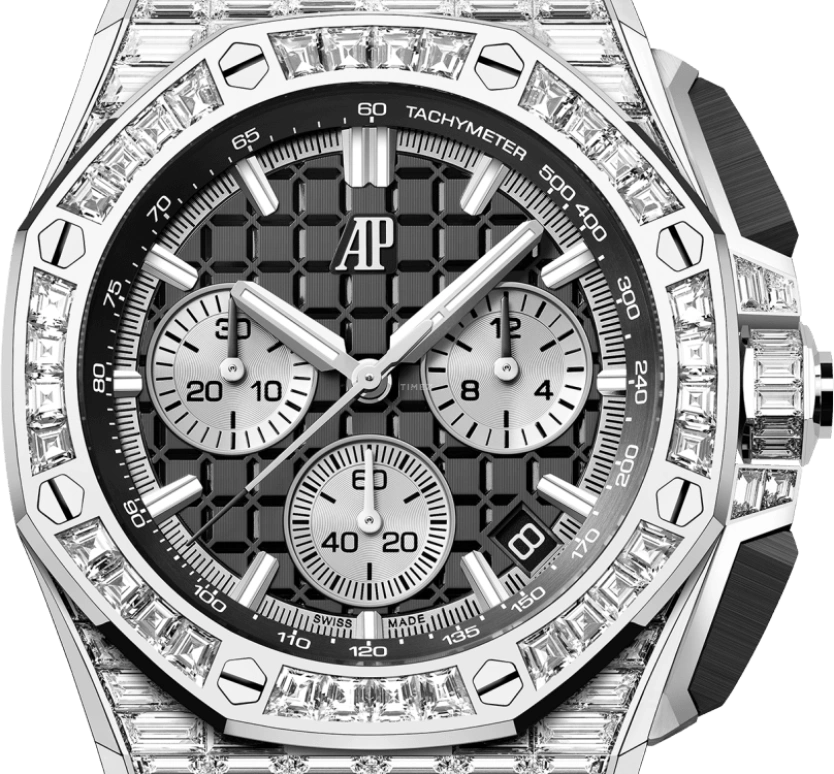 Audemars Piguet,Royal Oak Offshore 43mm,43mm,Ceramic,White Gold,Black,Silver,Automatic,Chronograph,Day,26425BC,26425BC.ZZ.D002CA.01