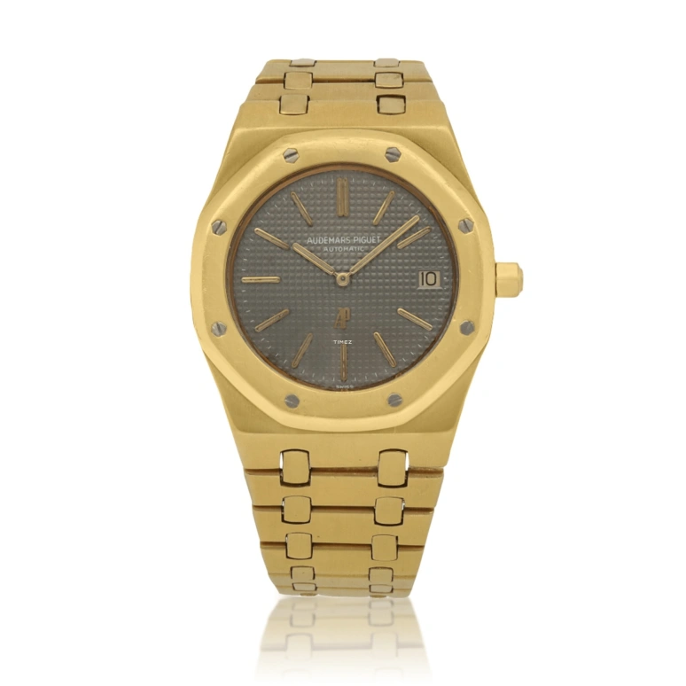 Audemars Piguet,Royal Oak 39mm,39mm,Yellow Gold,Grey,Automatic,Day,Sapphire,Crystal Glass,Justin Bieber,JB,5402BA