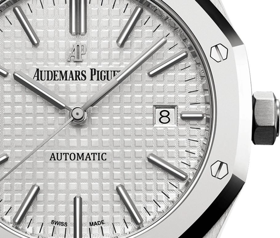 Audemars Piguet,Royal Oak 41mm,41mm,Stainless Steel,Silver,Silver White,White,Automatic,Day,60hours,15403IP,15403IP.OO.1220IP.01