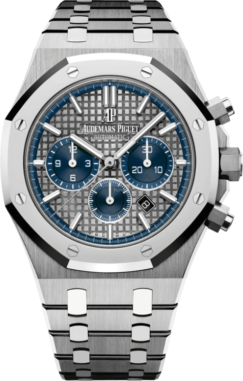 Audemars Piguet,Royal Oak 41mm,41mm,Titanium,Platinum,Grey,Automatic,Chronograph,Day,26331IP,26331IP.OO.1220IP.01