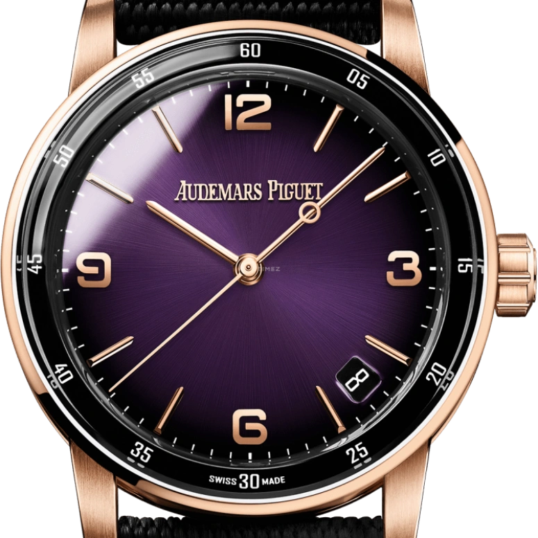 Audemars Piguet,CODE 11.59 41mm,41mm,Pink Gold,Purple,Automatic,Day,70hours,15210OR,15210OR.OO.A002KB.02
