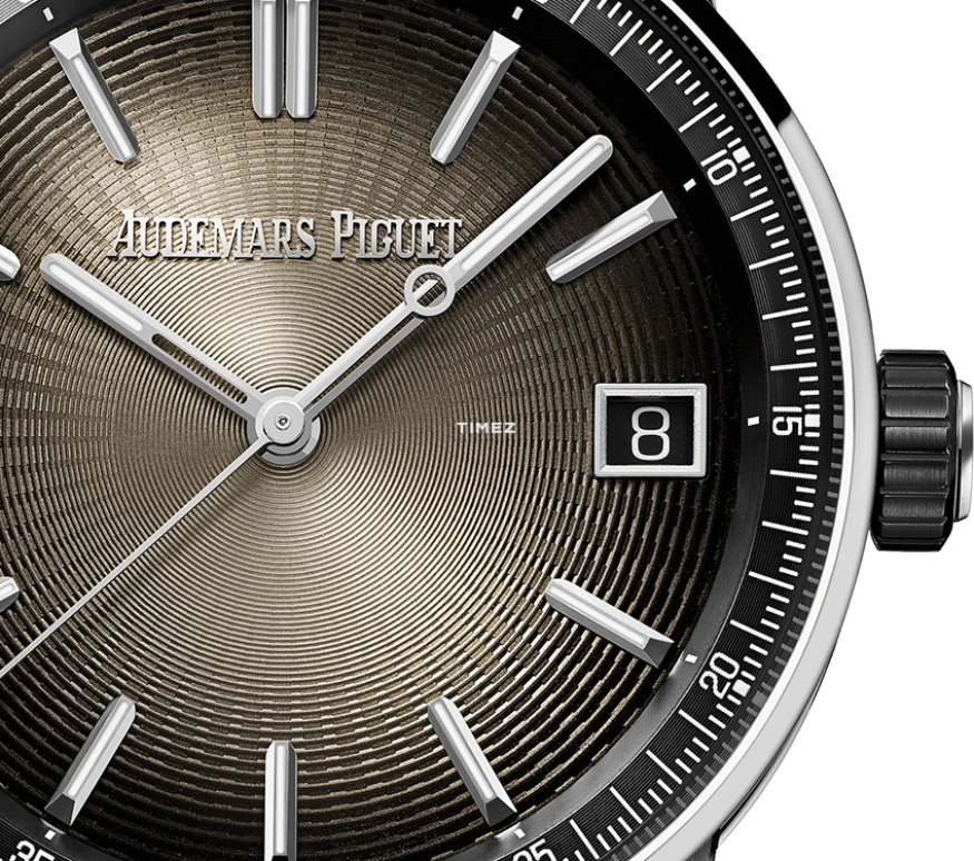 Audemars Piguet,CODE 11.59 41mm,41mm,Ceramic,Stainless Steel,Cream,Gradient,Automatic,Day,70hours,15210QT,15210QT.OO.A064KB.01