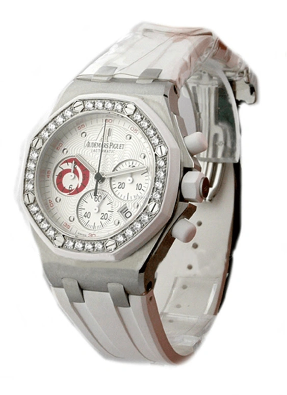Audemars Piguet,Royal Oak 37mm,37mm,Stainless Steel,White,Automatic,Regatta Timer,Chronograph,Day,26076SK,26076SK.ZZ.D010CA.01