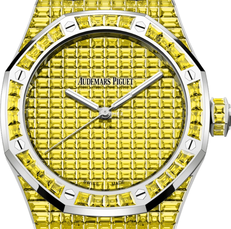 Audemars Piguet,Royal Oak 41mm,41mm,White Gold,Yellow,Automatic,70hours,In-house Caliber,15514BC,15514BC.RY.1284BC.01 50th