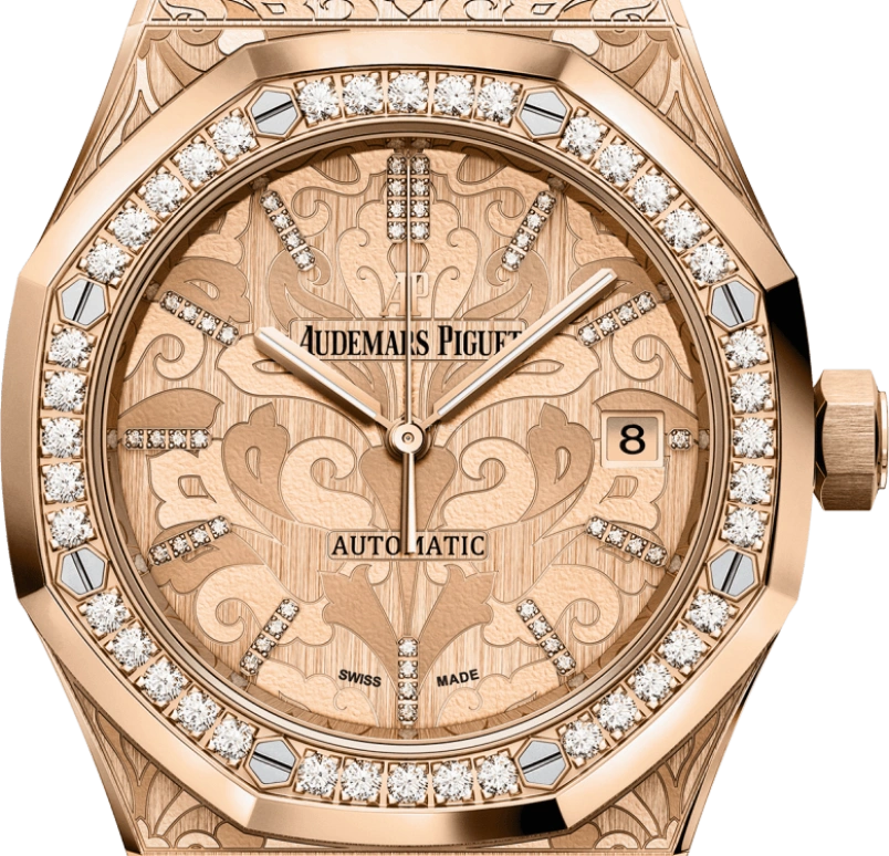 Audemars Piguet,Royal Oak 37mm,37mm,Rose Gold,Rose,Automatic,Day,60hours,15456OR,15456OR.ZG.1251OR.01