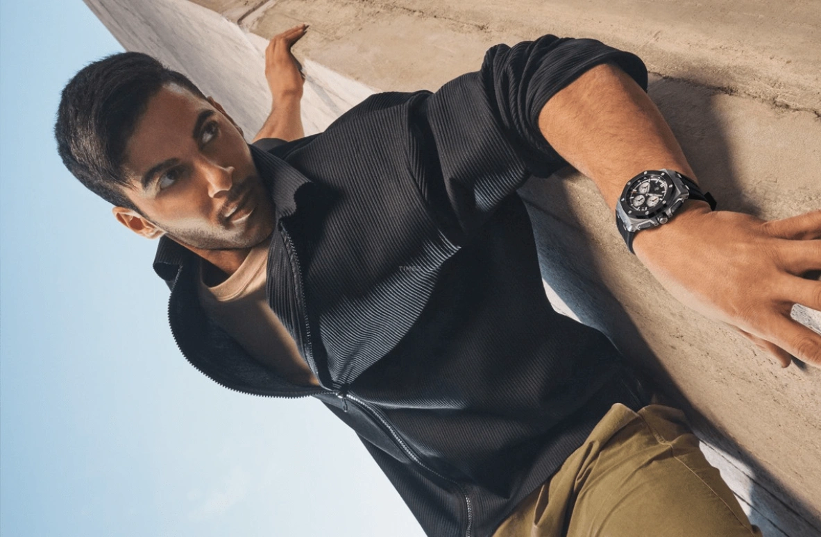 Audemars Piguet,Royal Oak Offshore 43mm,43mm,Ceramic,Stainless Steel,Black,Automatic,Chronograph,Day,Flyback,26420SO,26420SO.OO.A002CA.01