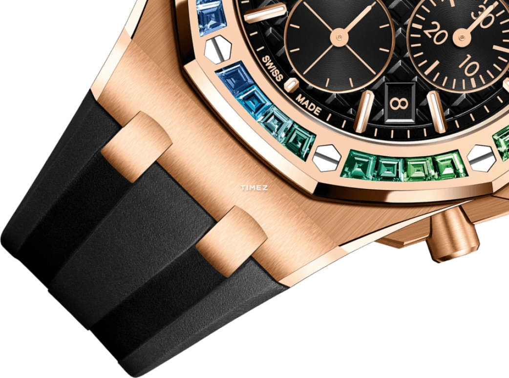 Audemars Piguet,Royal Oak Offshore 37mm,37mm,Rose Gold,Black,Automatic,Chronograph,Day,Aryna Sabalenka,26236OR,26236OR.YY.D002CA.01