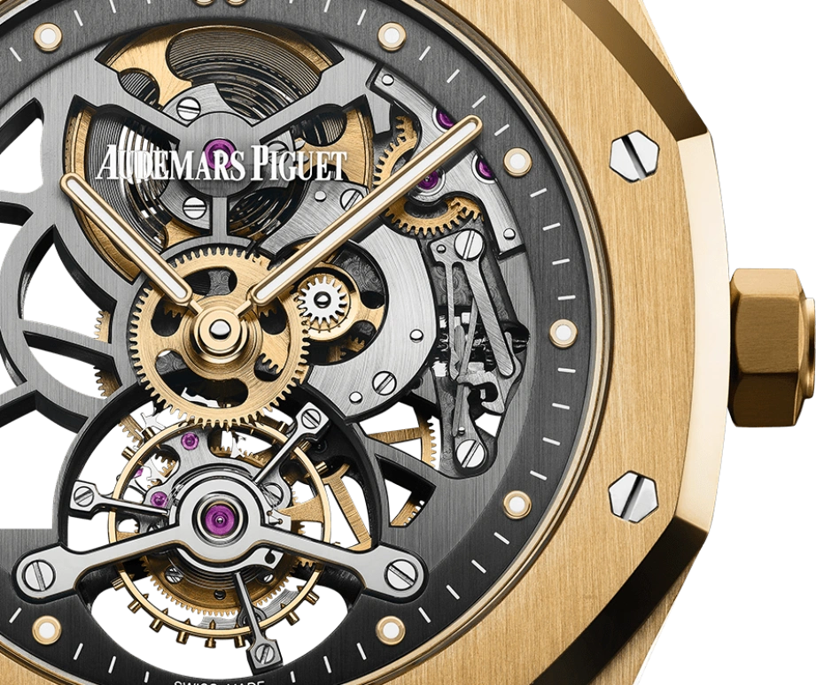 Audemars Piguet,Royal Oak 41mm,41mm,Yellow Gold,Skeleton,Handwound,Tourbillon,70hours,26513BA,26513BA.OO.1220BA.01