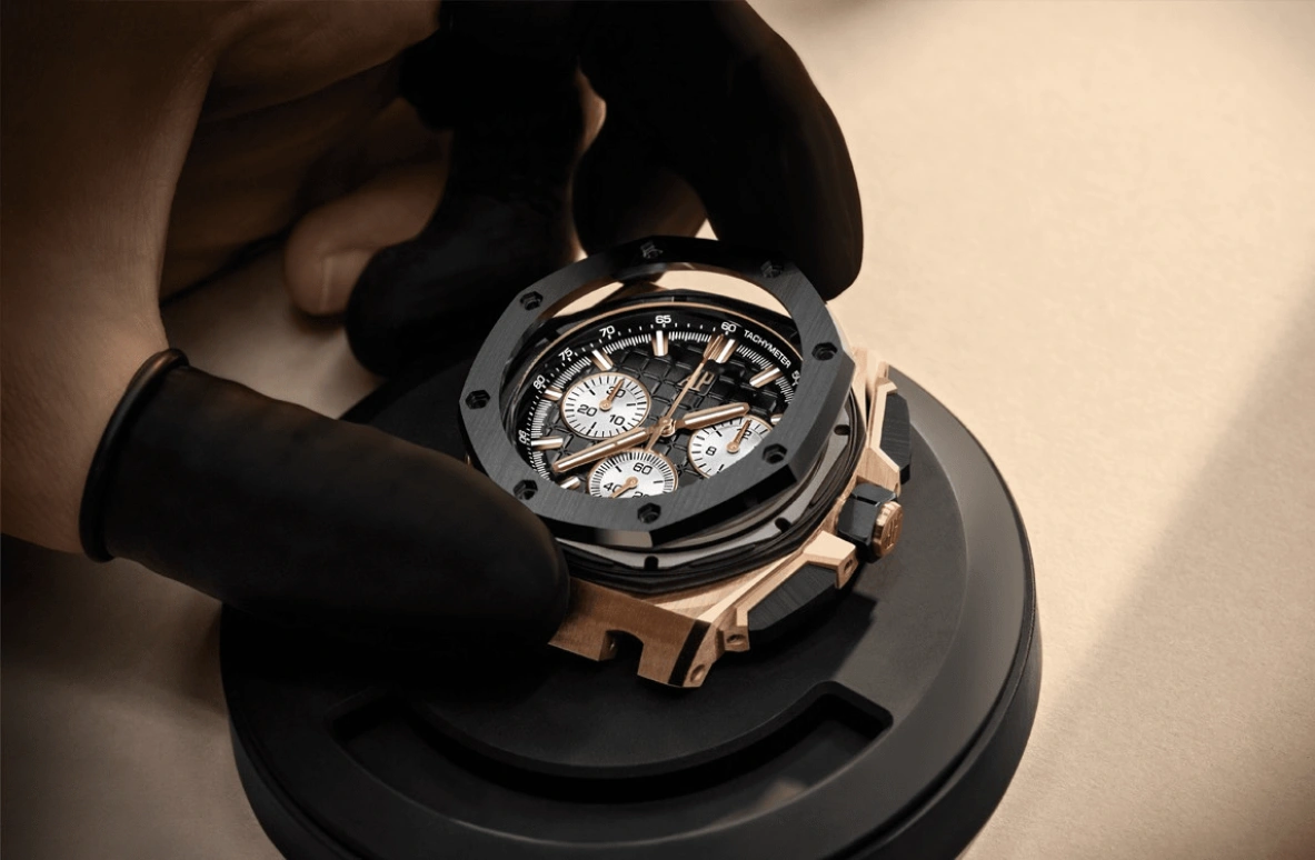 Audemars Piguet,Royal Oak Offshore 43mm,43mm,Pink Gold,Ceramic,Black,Automatic,Chronograph,Day,Chris Hemsworth,26420RO,26420RO.OO.A002CA.01
