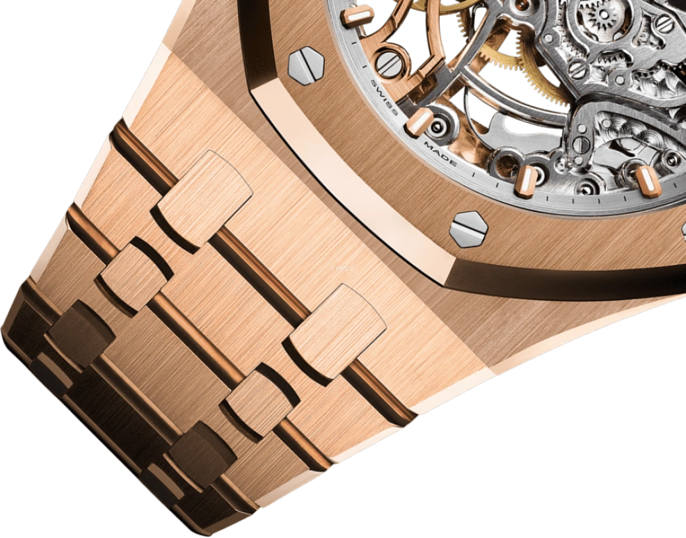 Audemars Piguet,Royal Oak 37mm,37mm,Pink Gold,Skeleton,Automatic,Double Balance,45hours,15467OR,15467OR.OO.1256OR.01