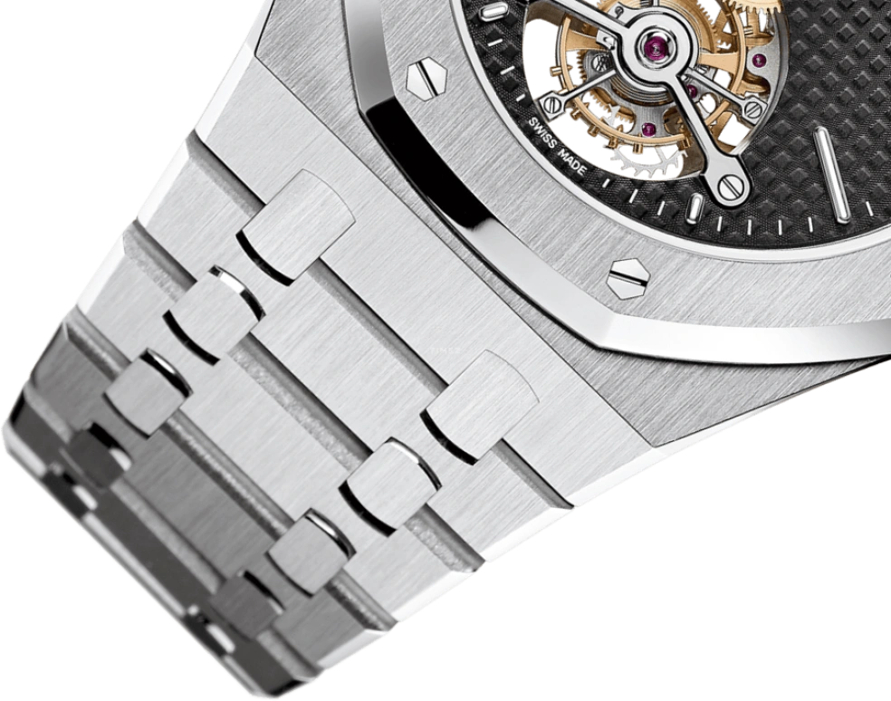Audemars Piguet,Royal Oak 41mm,41mm,Stainless Steel,Black,Handwound,Tourbillon,70hours,26512ST,26512ST.OO.1220ST.01