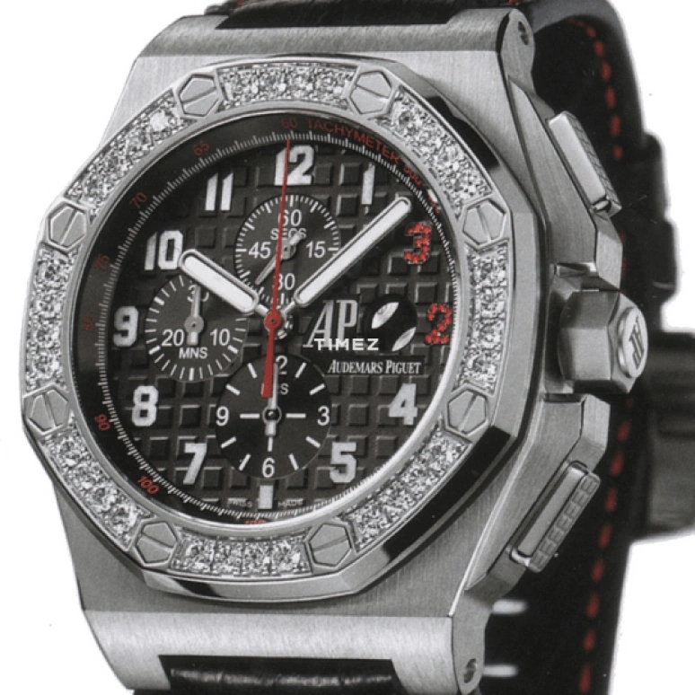 Audemars Piguet,Royal Oak Offshore 48mm,48mm,White Gold,Black,Automatic,Chronograph,Day,26134BC,26134BC.ZZ.A101CR.01