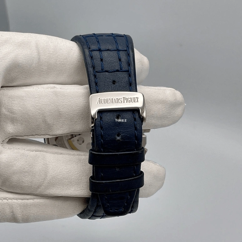 Audemars Piguet,Royal Oak Offshore 42mm,42mm,Carbon,Platinum,Blue,Automatic,Chronograph,Day,26030PO,26030PO.OO.D021IN.01