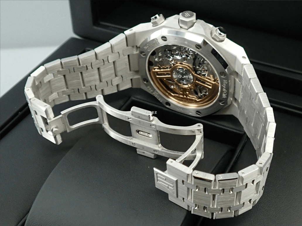 Audemars Piguet,Royal Oak 41mm,41mm,White Gold,Blue,Automatic,Chronograph,Day,26239BC,26239BC.OO.1220.BC.01