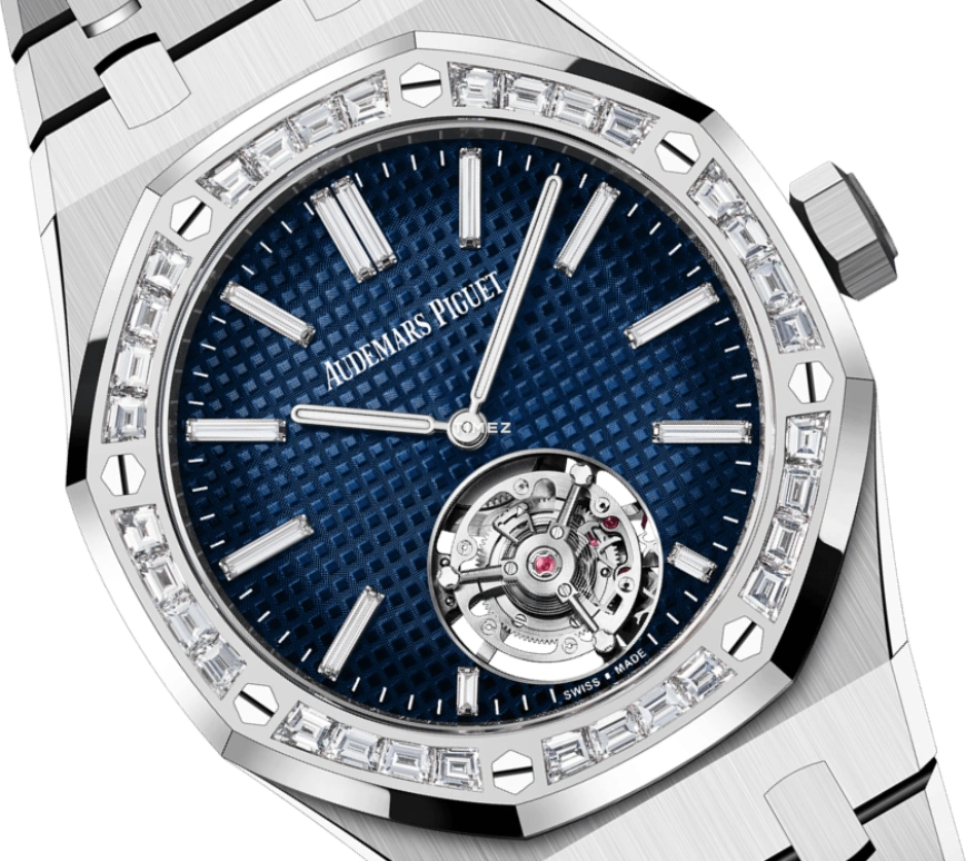 Audemars Piguet,Royal Oak 37mm,37mm,White Gold,Blue,Automatic,Tourbillon,50hours,Chocolate Droppa,Kevin Hart,Lil Kev,26660BC,26660BC.ZZ.1356BC.01