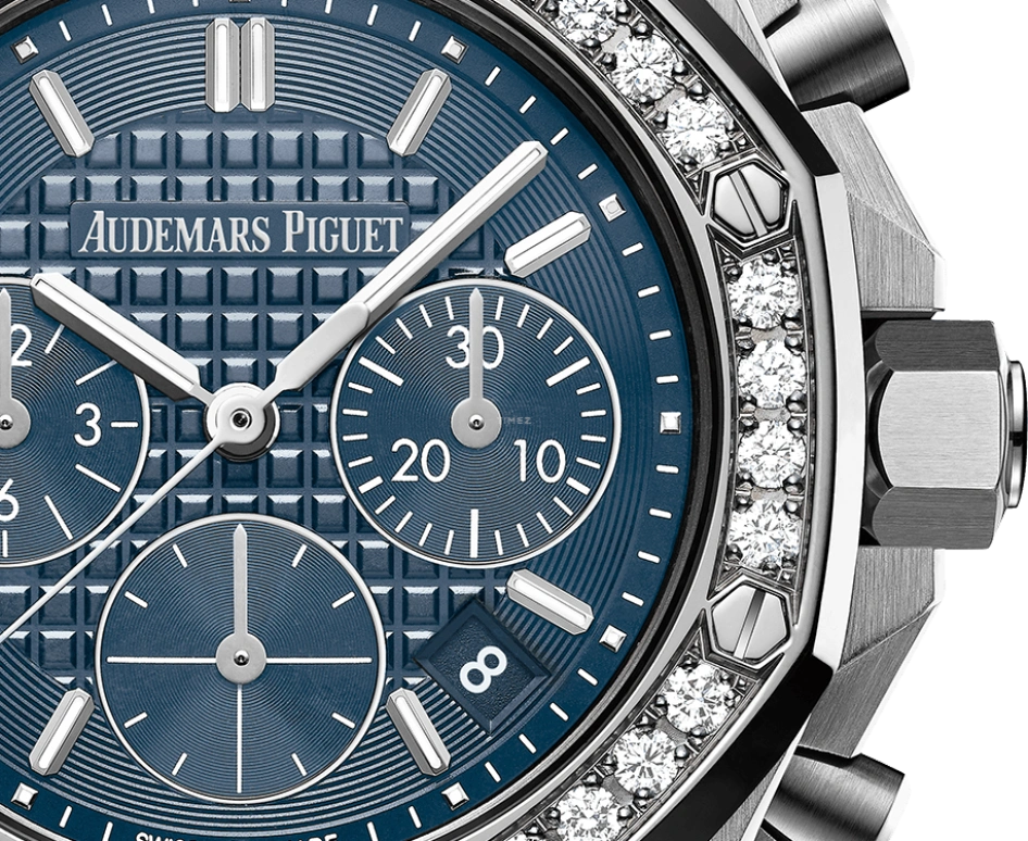 Audemars Piguet,Royal Oak Offshore 37mm,37mm,Stainless Steel,Blue,Automatic,Chronograph,Day,26231ST,26231ST.ZZ.D027CA.01