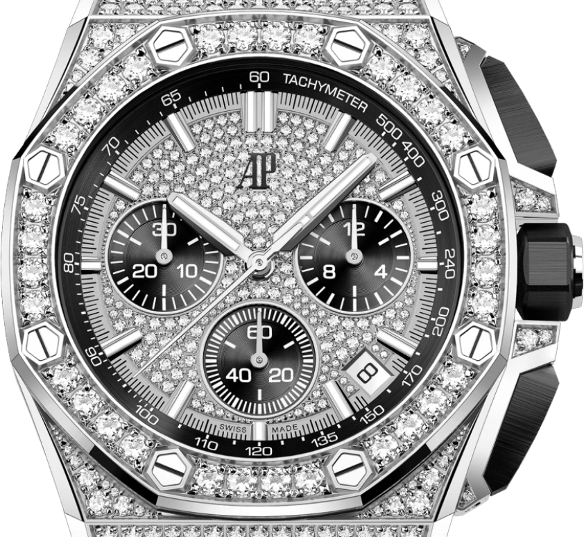 Audemars Piguet,Royal Oak Offshore 43mm,43mm,Ceramic,White Gold,Black,Automatic,Chronograph,Day,Anant Ambani,26423BC,26423BC.ZZ.2100BC.01