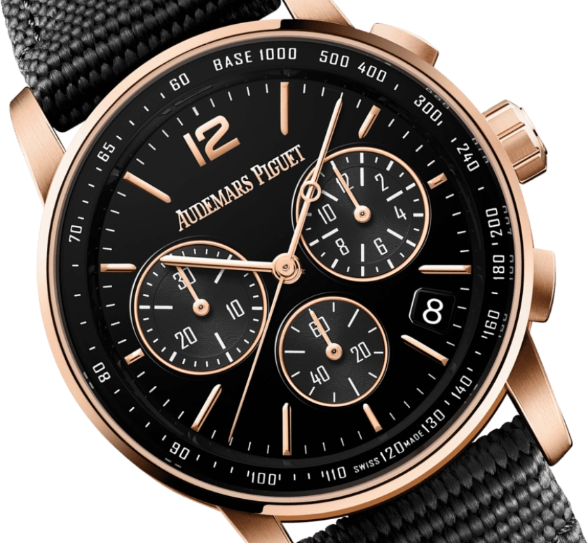 Audemars Piguet,CODE 11.59 41mm,41mm,Pink Gold,Black,Automatic,Chronograph,Day,Flyback,26393OR,26393OR.OO.A002KB.01