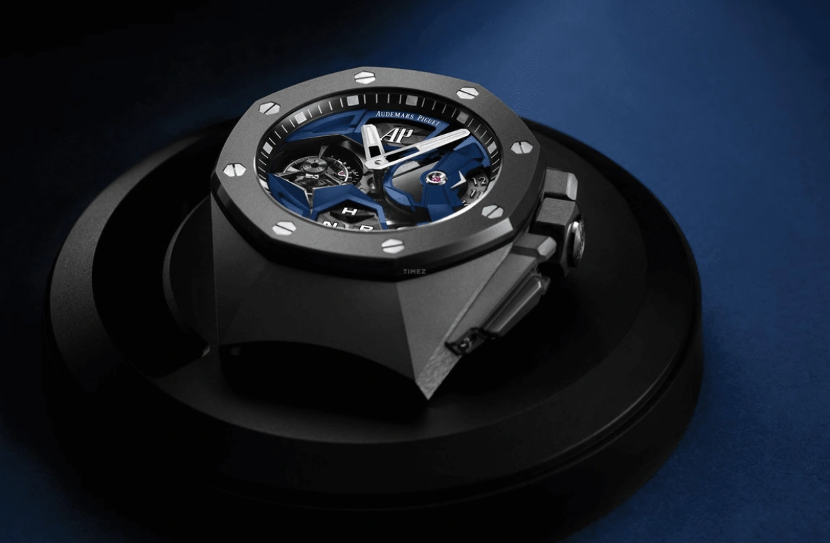 Audemars Piguet,Royal Oak Concept 44mm,44mm,Titanium,Ceramic,Skeleton,Handwound,Dule Time,Tourbillon,Function Selector,26589IO,26589IO.OO.D030CA.01