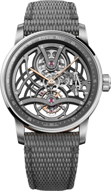 Audemars Piguet,CODE 11.59 41mm,41mm,White Gold,Rose Gold,Grey,Handwound,Tourbillon,80hours,26600CR,26600CR.OO.D009KB.01