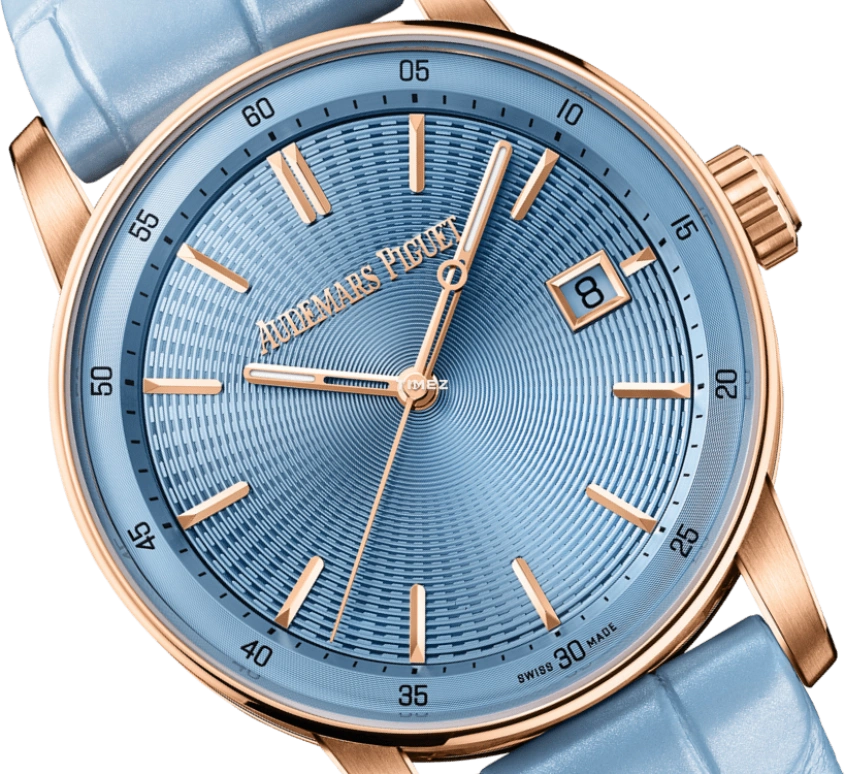 Audemars Piguet,CODE 11.59 38mm,38mm,Rose Gold,Blue,Automatic,Day,60hours,77410OR,77410OR.OO.A344CR.01