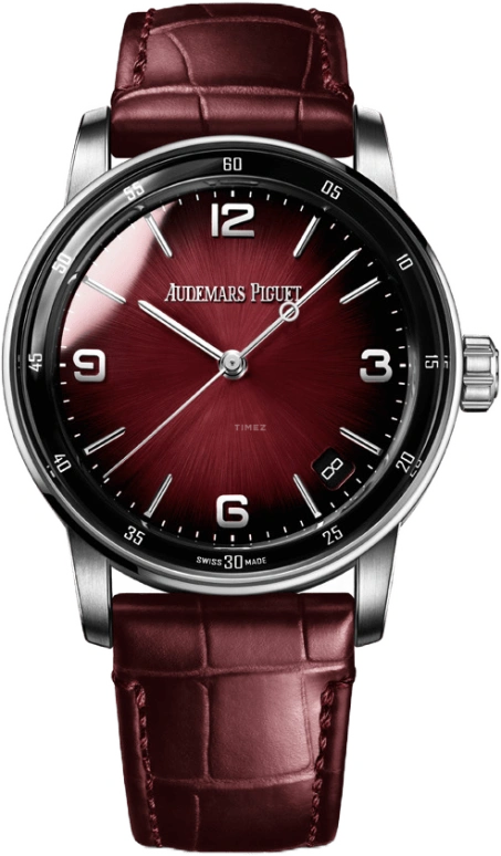 Audemars Piguet,CODE 11.59 41mm,41mm,White Gold,Red,Automatic,Day,70hours,15210BC,15210BC.OO.A068CR.01