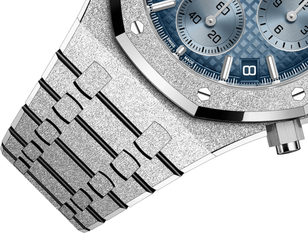Audemars Piguet,Royal Oak 41mm,41mm,White Gold,Blue,Automatic,Chronograph,Day,Luka Dončić,Wonder Boy,26240BC,26240BC.GG.1324BC.02