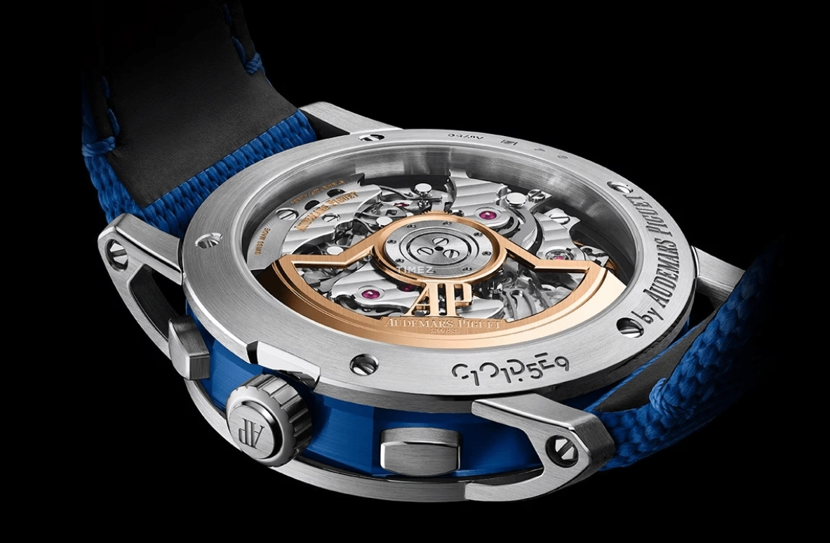 Audemars Piguet,CODE 11.59 41mm,41mm,White Gold,Ceramic,Blue,Automatic,Chronograph,Flyback,26439NB,26439NB.OO.A346KB.01