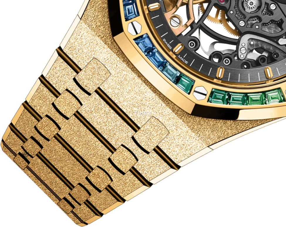 Audemars Piguet,Royal Oak 41mm,41mm,Yellow Gold,Skeleton,Grey,Automatic,Double Balance,45hours,Khaled Mohamed Khaled,DJ Khaled,15412BA,15412BA.YG.1224BA.01-B