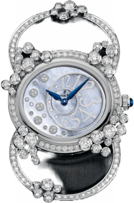 Audemars Piguet,Millenary 28mm,28mm,White Gold,White,Handwound,42hours,In-house Caliber,77227BC,77227BC.ZZ.A007SU.01
