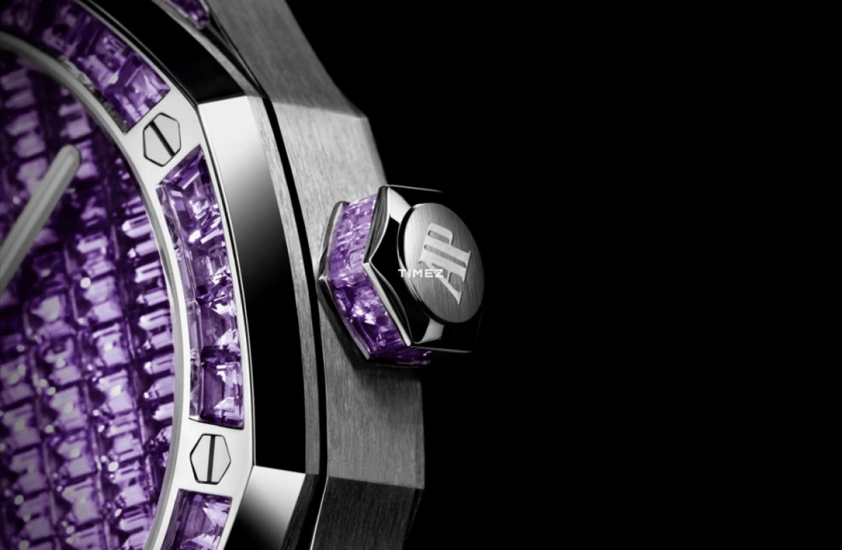 Audemars Piguet,Royal Oak 41mm,41mm,White Gold,Purple,Automatic,70hours,In-house Caliber,15514BC,15514BC.AY.1284BC.01 50th