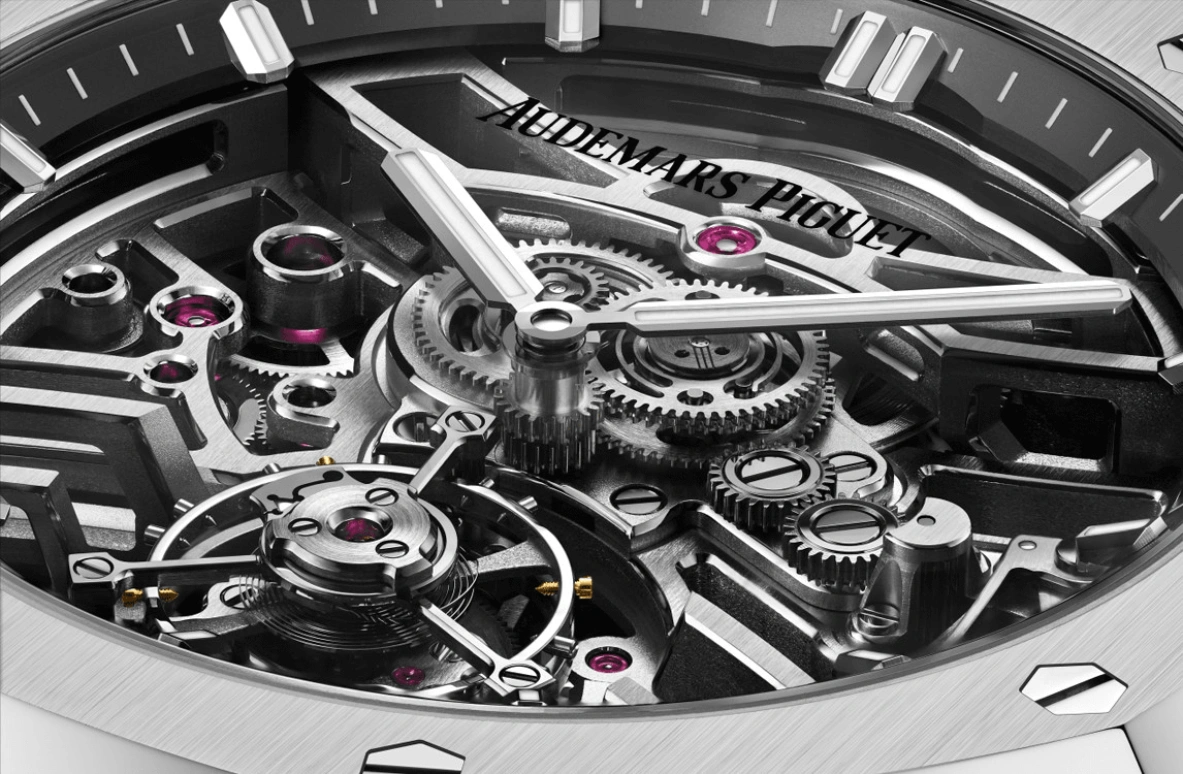 Audemars Piguet,Royal Oak 41mm,41mm,Stainless Steel,Skeleton,Automatic,Tourbillon,65hours,26735ST,26735ST.OO.1320ST.01 50th