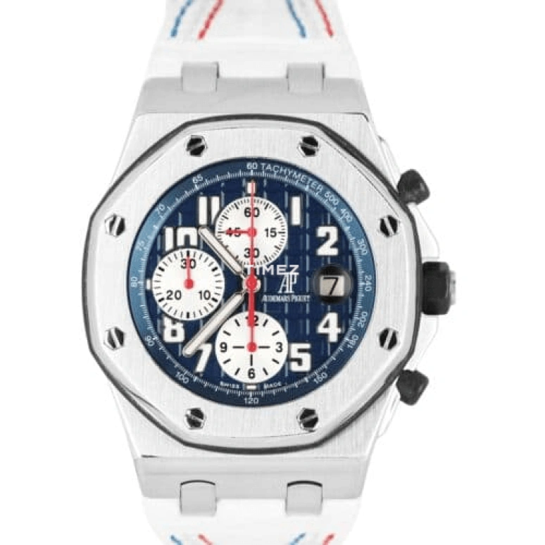 Audemars Piguet,Royal Oak Offshore 42mm,42mm,Stainless Steel,Blue,Automatic,Chronograph,Day,26181ST,26181ST.OO.D202CR.01