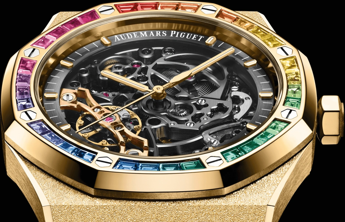 Audemars Piguet,Royal Oak 41mm,41mm,Yellow Gold,Skeleton,Grey,Automatic,Double Balance,45hours,Khaled Mohamed Khaled,DJ Khaled,15412BA,15412BA.YG.1224BA.01-B