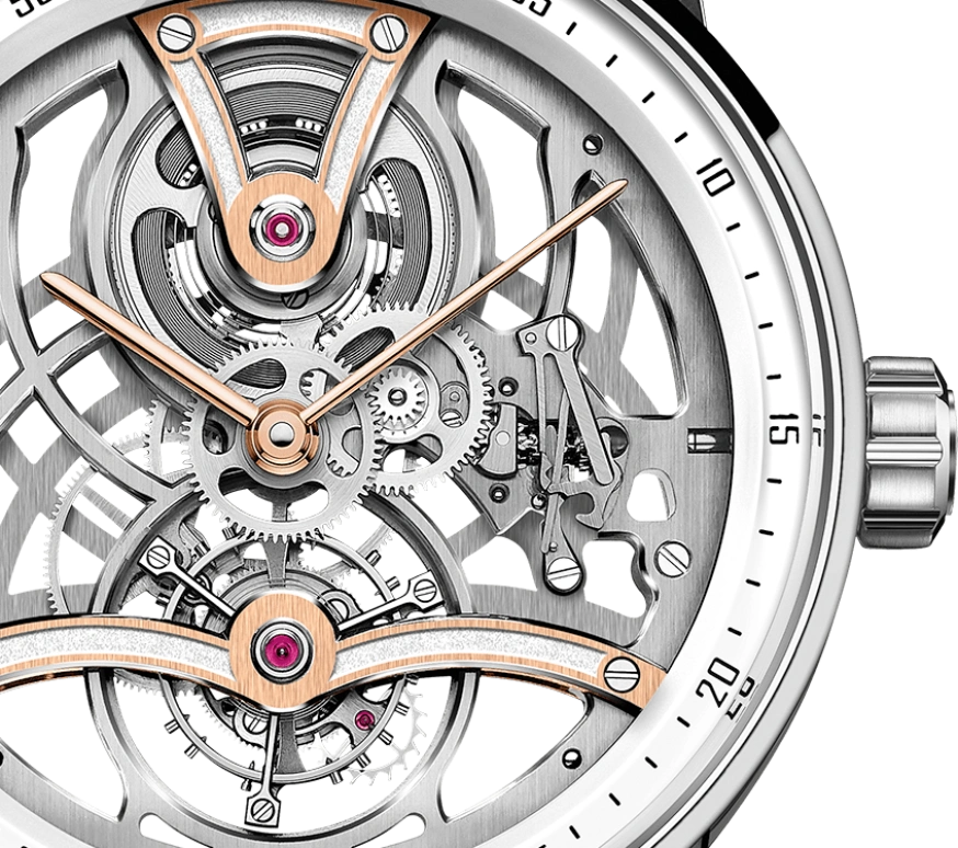 Audemars Piguet,CODE 11.59 41mm,41mm,White Gold,Red Gold,Skeleton,Handwound,Tourbillon,80hours,26600CR,26600CR.OO.D002CR.99