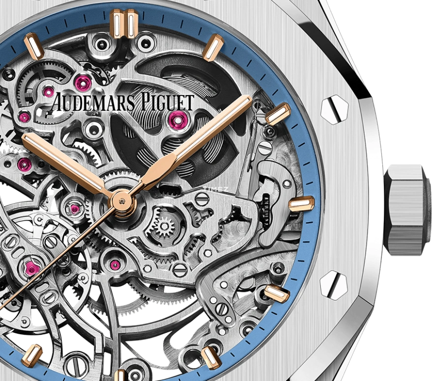 Audemars Piguet,Royal Oak 37mm,37mm,White Gold,Skeleton,Automatic,Double Balance,45hours,15467BC,15467BC.OO.1256BC.01