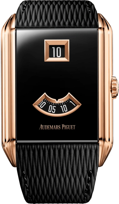 Audemars Piguet,Neo Frame 34mm,34mm,Rose Gold,Sapphire,Black,Automatic,Jumping Hours,52hours,15245OR,15245OR.OO.A206VE.01