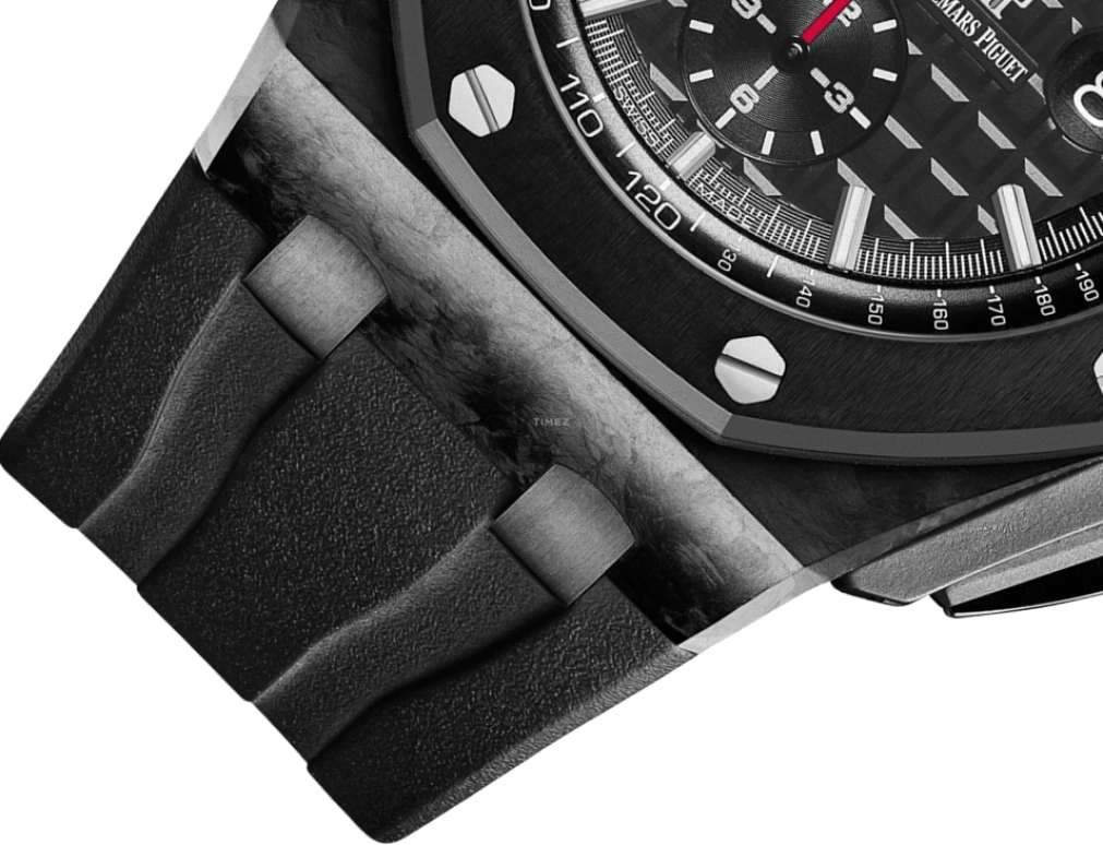 Audemars Piguet,Royal Oak Offshore 44mm,44mm,Titanium,Ceramic,Carbon,Black,Automatic,Chronograph,Day,26400AU,26400AU.OO.A002CA.01