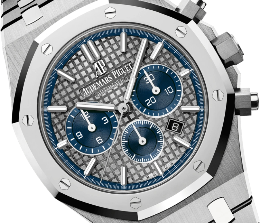 Audemars Piguet,Royal Oak 41mm,41mm,Titanium,Platinum,Grey,Automatic,Chronograph,Day,26331IP,26331IP.OO.1220IP.01