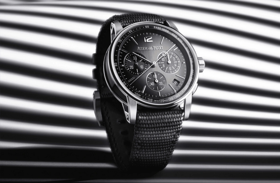 Audemars Piguet,CODE 11.59 41mm,41mm,Ceramic,White Gold,Grey,Automatic,Chronograph,Day,Flyback,26393NB,26393NB.OO.A002KB.01