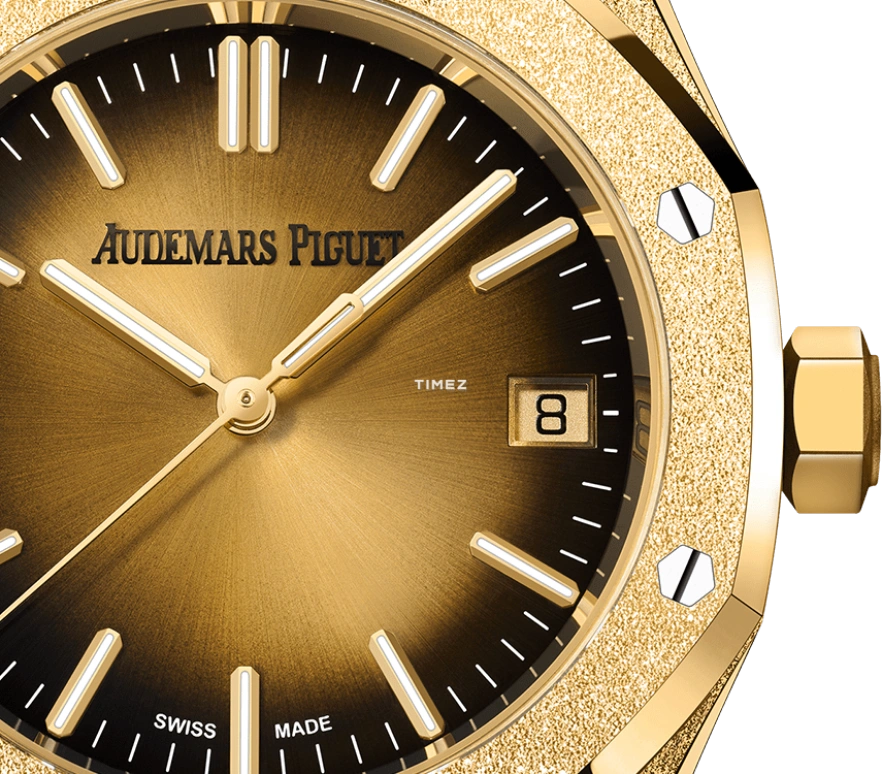 Audemars Piguet,Royal Oak 37mm,37mm,Yellow Gold,Gold,Automatic,Day,60hours,15550BA,15550BA.GG.1356BA.01