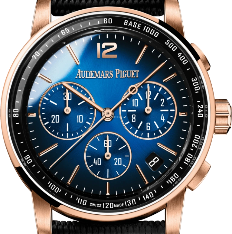 Audemars Piguet,CODE 11.59 41mm,41mm,Pink Gold,Purple,Automatic,Chronograph,Day,Flyback,26393OR,26393OR.OO.A002KB.03