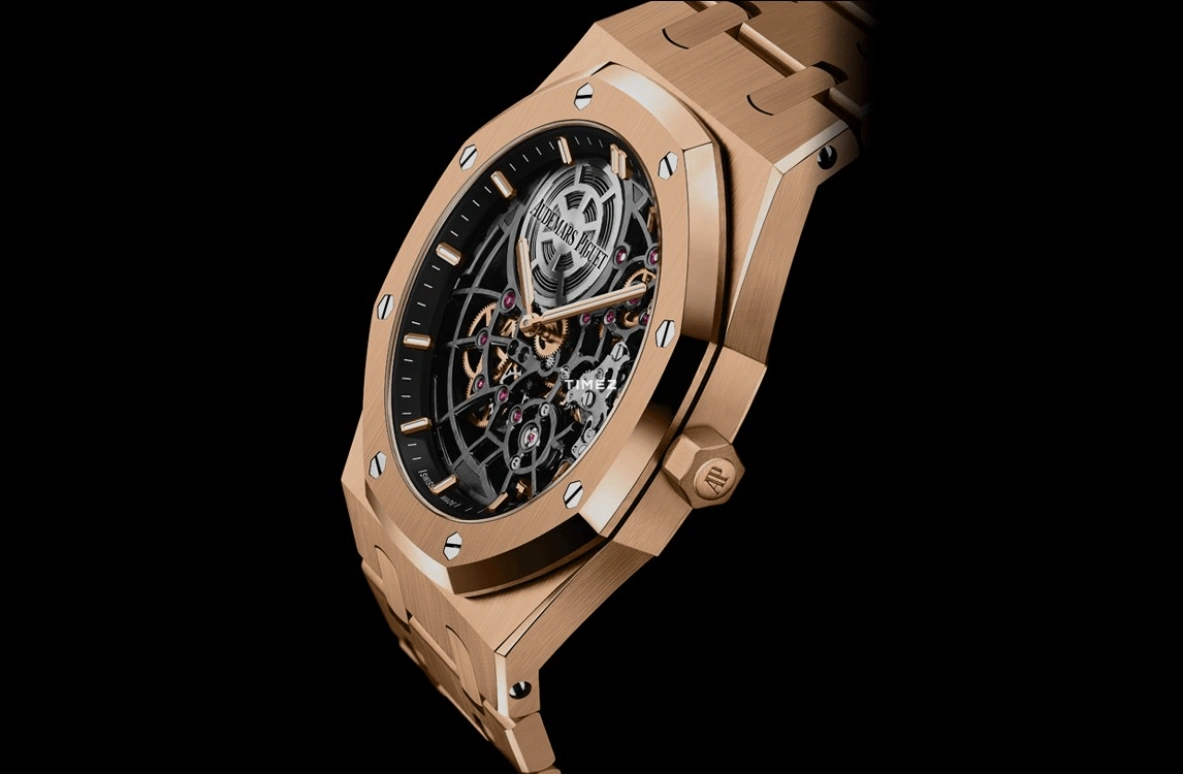 Audemars Piguet,Royal Oak 39mm,39mm,Rose Gold,Grey,Skeleton,Automatic,Double Balance,55hours,Carlos Henrique Casimiro,Casemiro,16204OR,16204OR.OO.1240OR.03