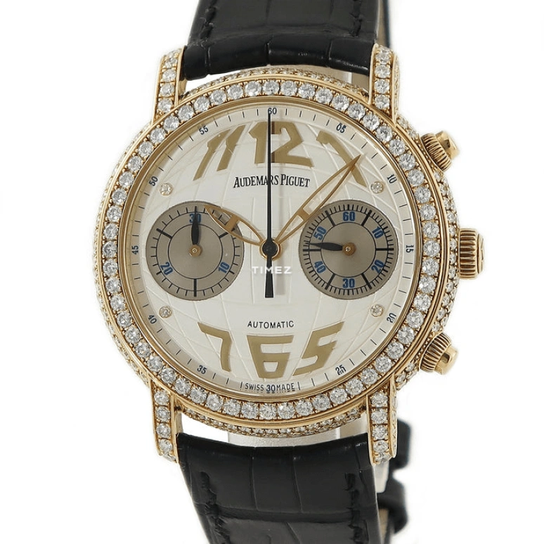 Audemars Piguet,Jules Audemars 39mm,39mm,Yellow Gold,White,Silver,Automatic,Chronograph,Sapphire,25999BA,25999BA.ZZ.D088CR.01