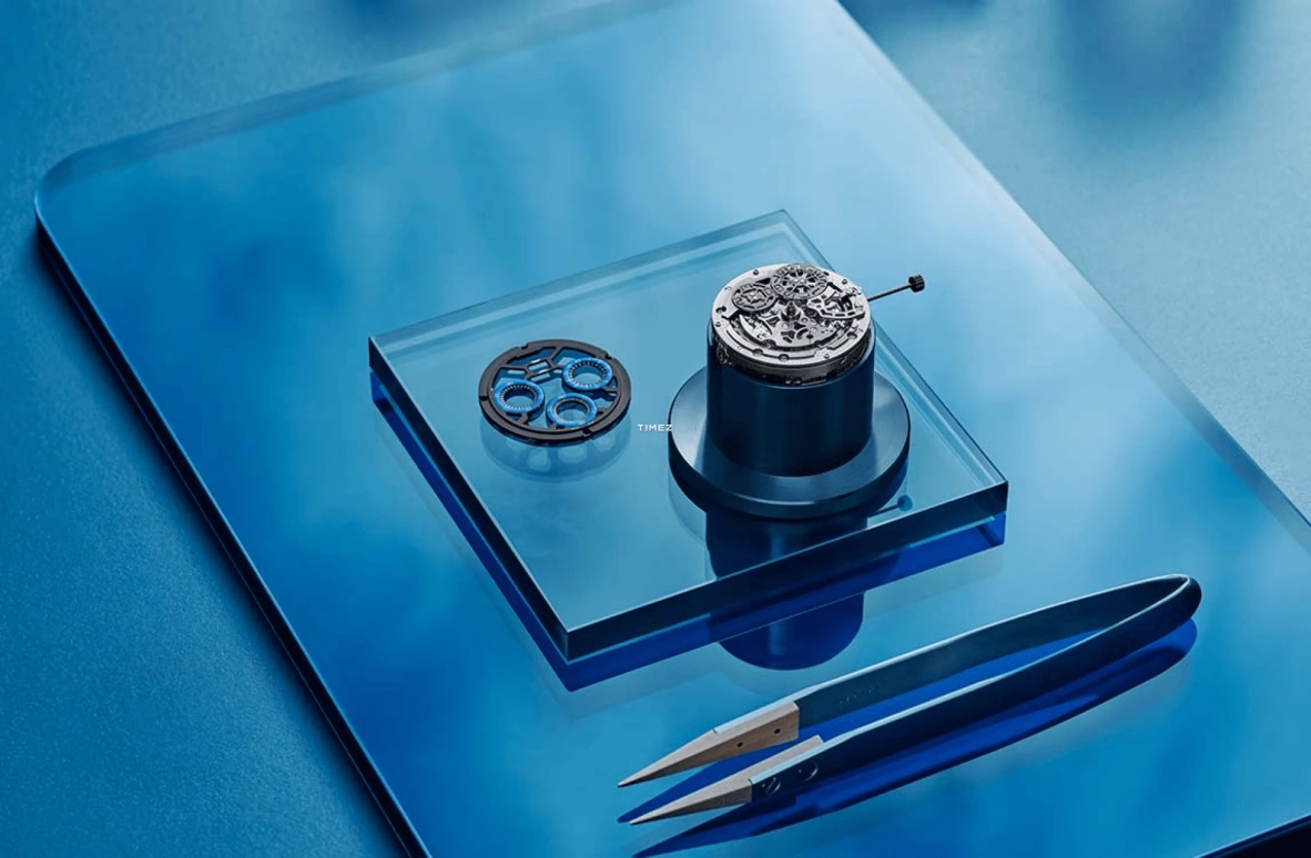 Audemars Piguet,Royal Oak Concept 43mm,43mm,Forged Carbon,Black,Blue,Skeleton,Automatic,Chronograph,Dule Time,Rattrapante,Big Date,70hours,In-house Caliber,26650FO,26650FO.OO.D353CA.01